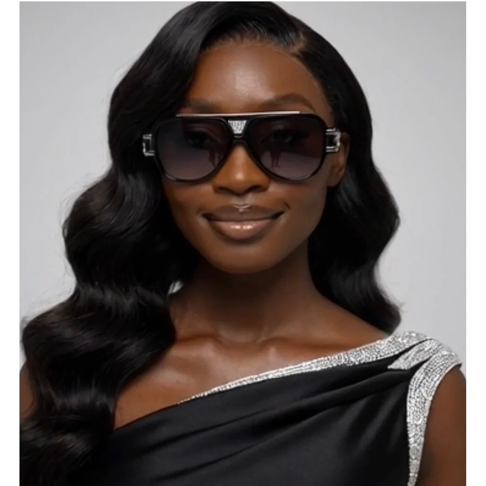 Women Sunglasses Disco Party Y2K Cyber Futuristic Celebrity Style Summer Fashion